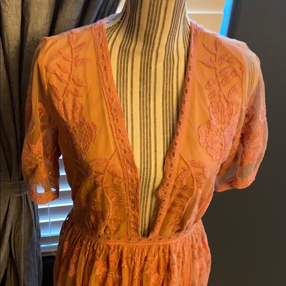 Honey Punch maxi romper blush dusty pink - Picture 2 of 10